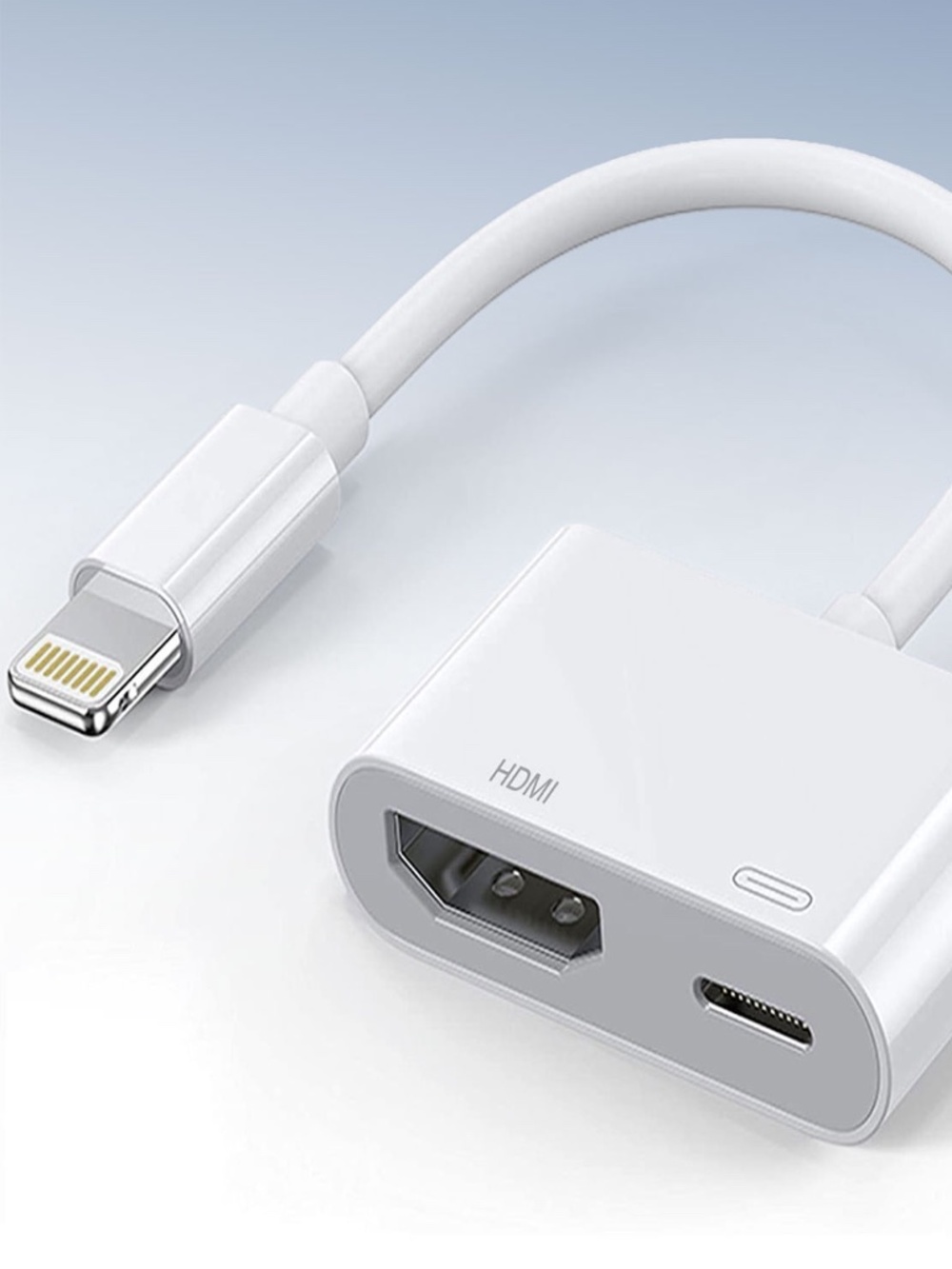 Lightning to HDMI Adapter Digital AV Converter w Charging Port sync iphone to TV
